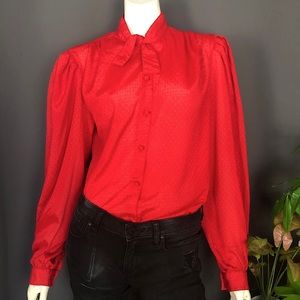 VINTAGE R.D. #2 Bow Blouse